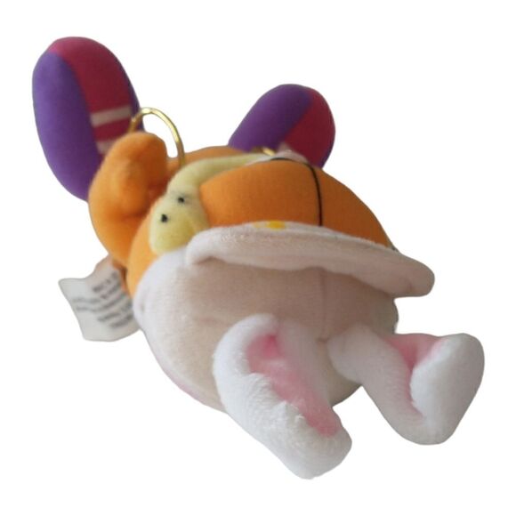 Garfield Cat Easter Bunny Plush Rabbit Stuffed Animal Ears Baseball Hat Plushie. - Picture 12 of 16